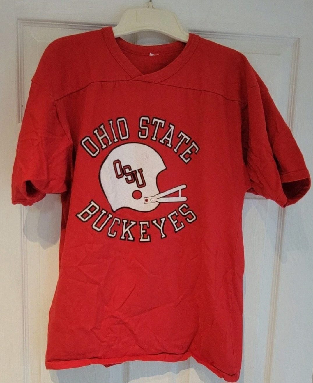 Ohio State Buckeyes Single Stitch Shirt USA Vintage 70s/80s Please Read Description