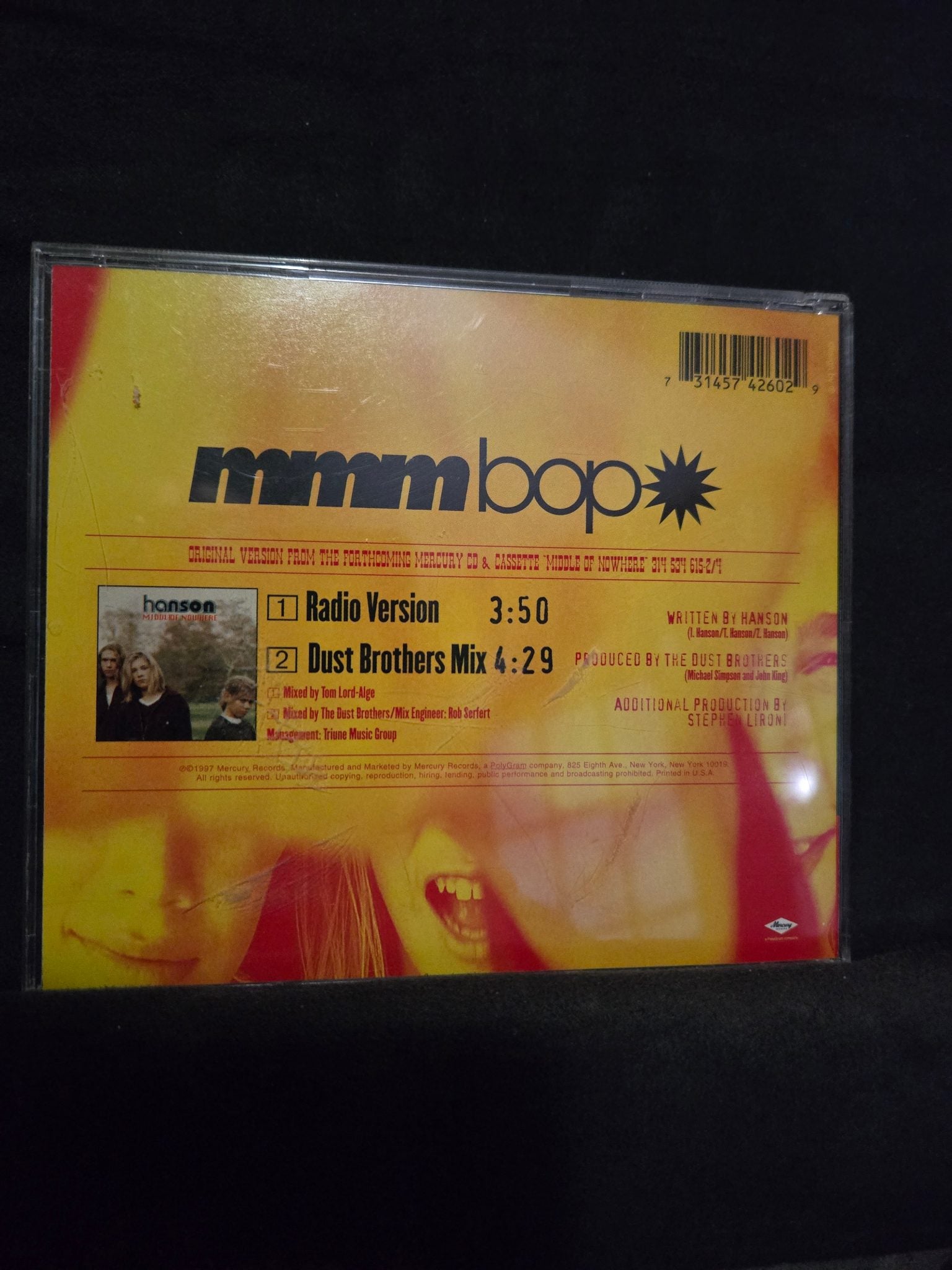 Hanson Mmmbop CD Single