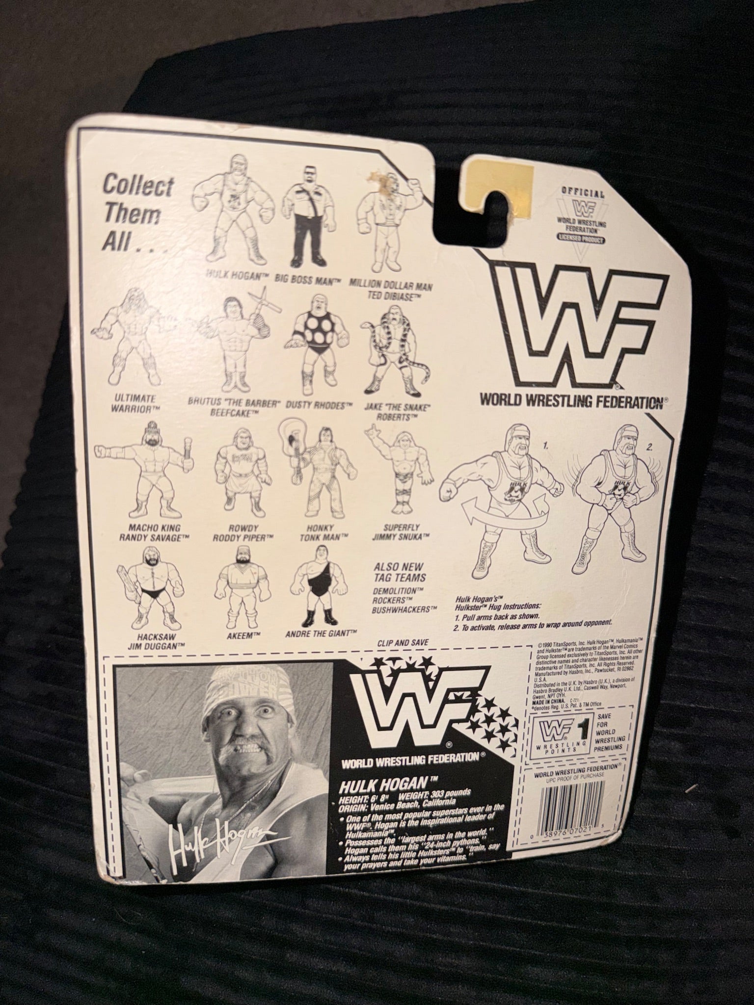 Hulk Hogan WWF HASBRO MOC