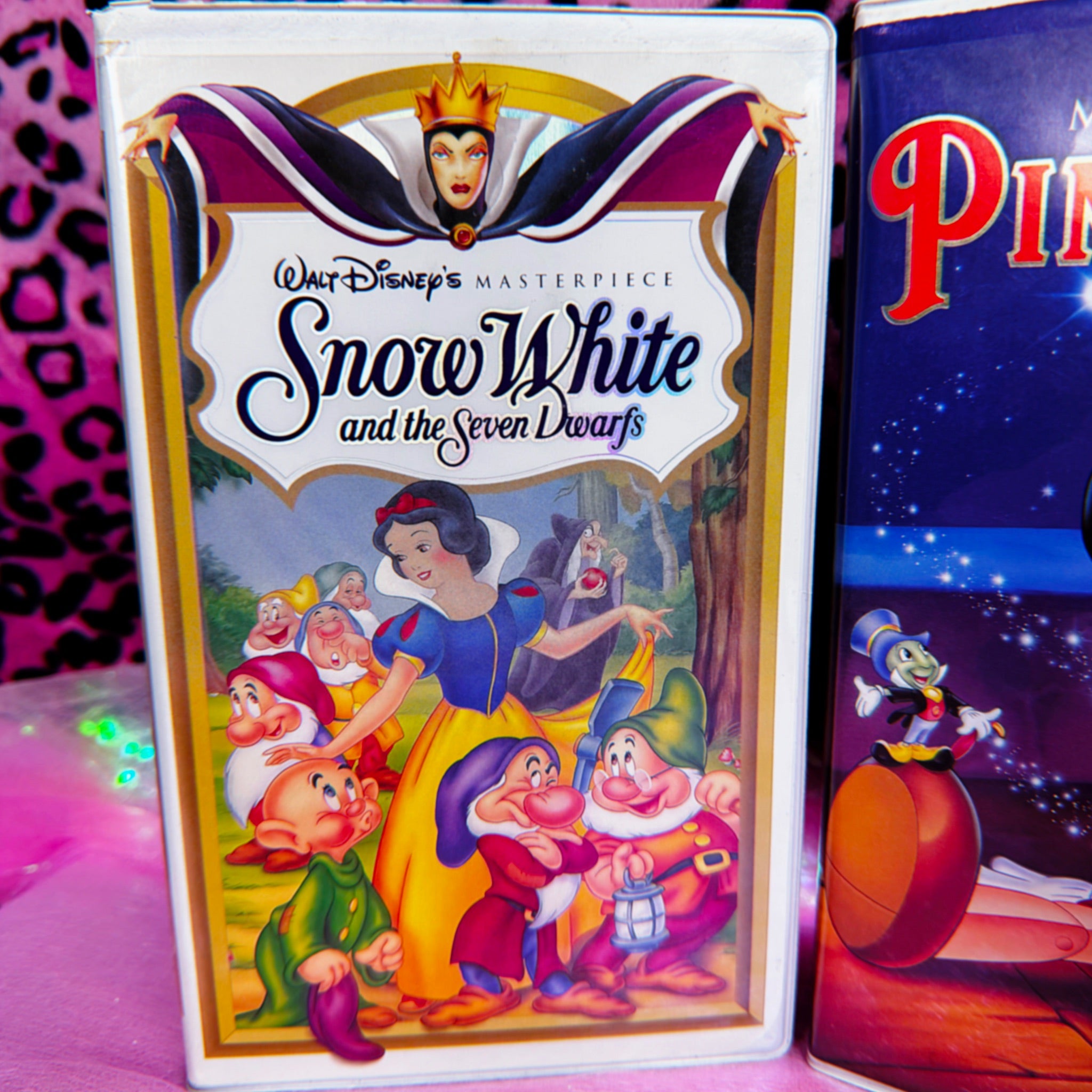 Vintage 90s Disney VHS Bundle: Snow White & Pinocchio