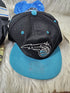 4 90s - 2000s Orlando Magic Classic 2 - Tone Black/Blue Snapback Hat NBA Basketball - Hats - ThrowbackBuys - The Thrifty Gypsyy Shop