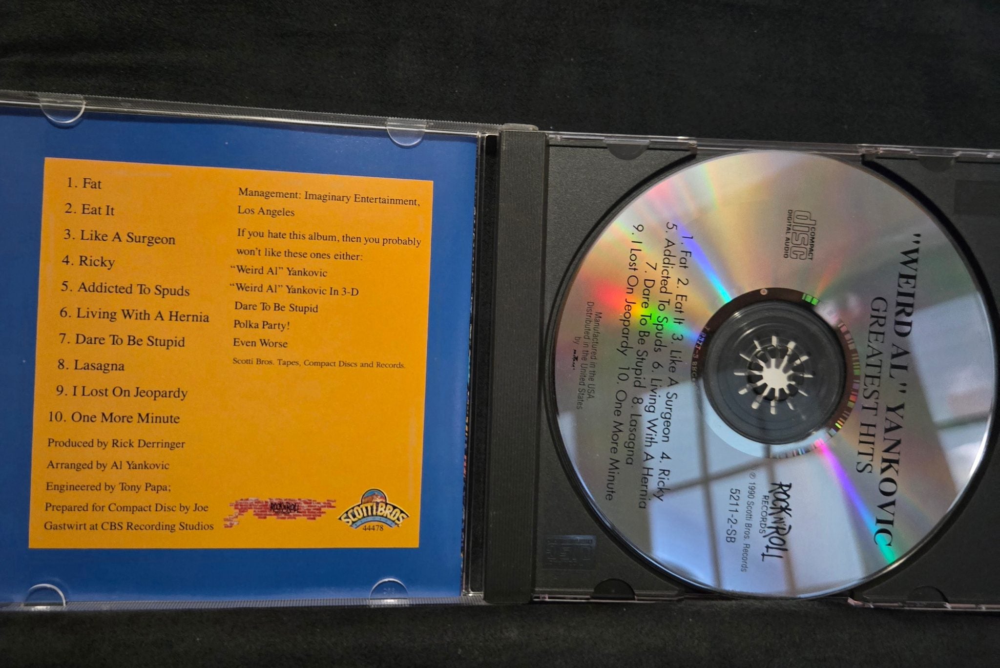 Weird Al Yankovic's Greatest Hits CD