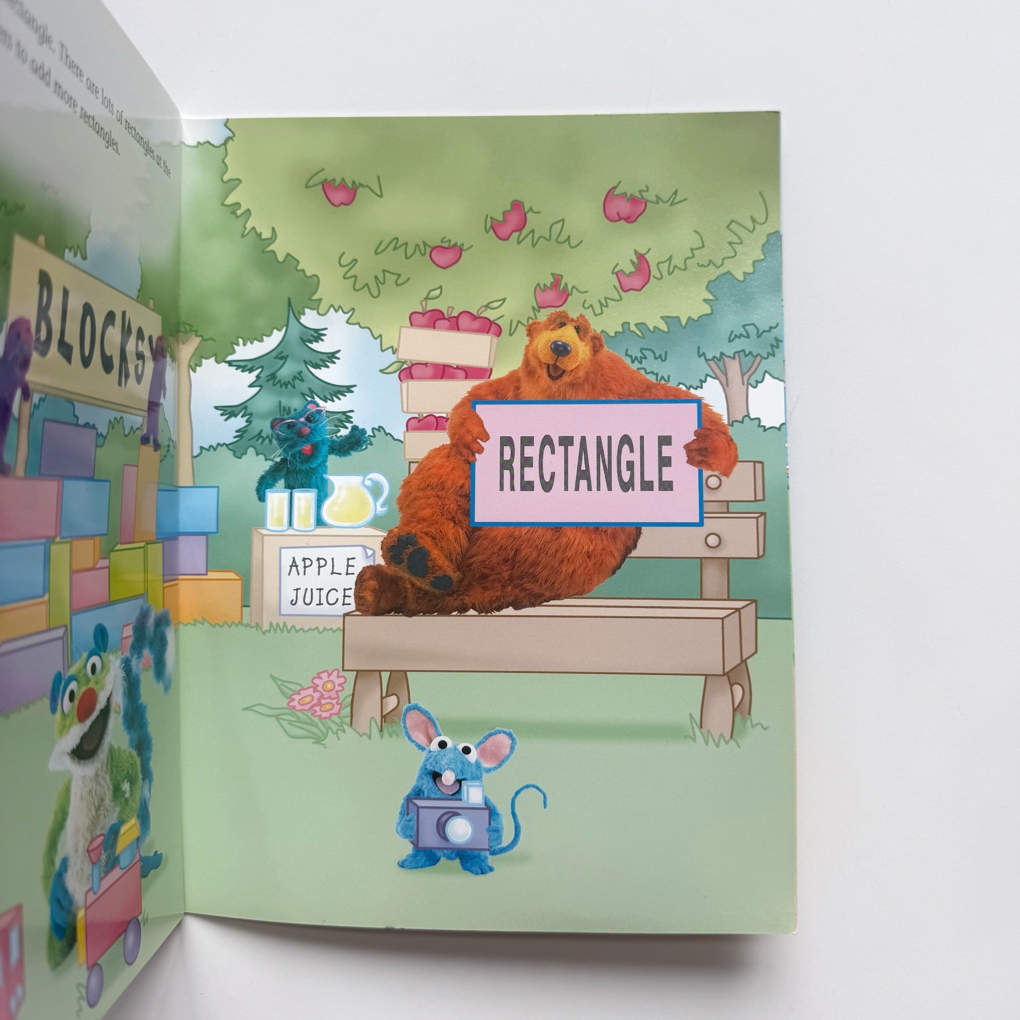 Bear in the Big Blue House Bear's Super Shape Search Sticker Book 2001