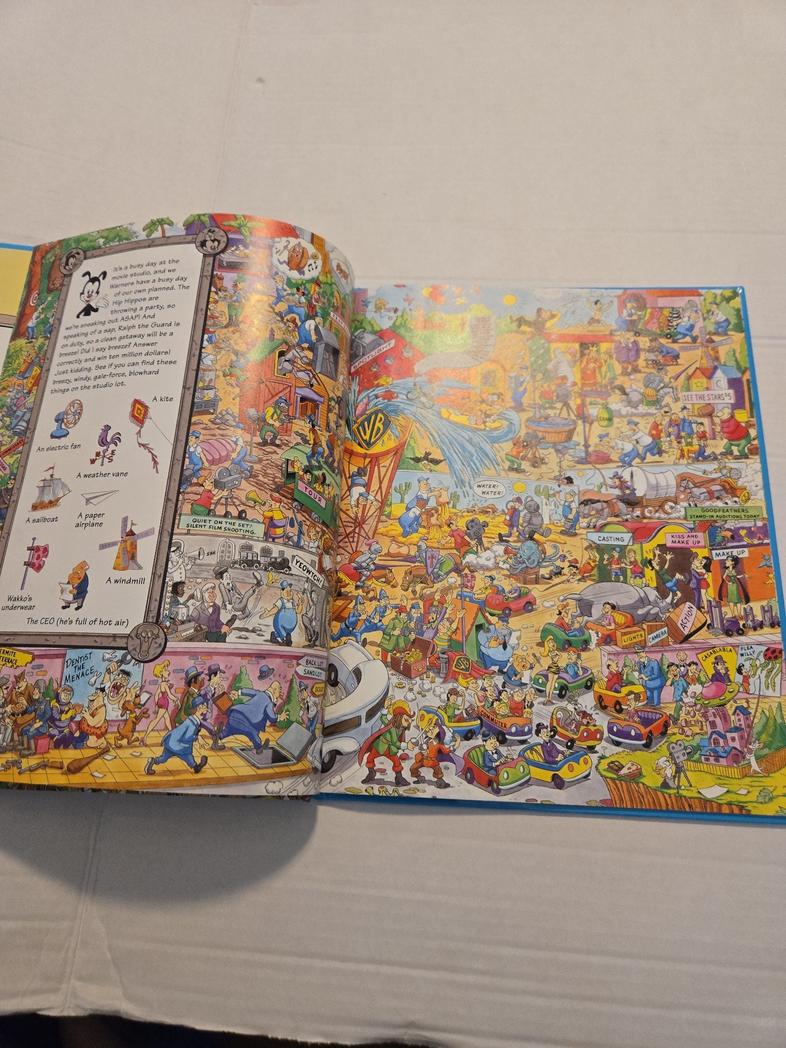 Vintage 1994 Look And Find Animaniacs Hardcover Book