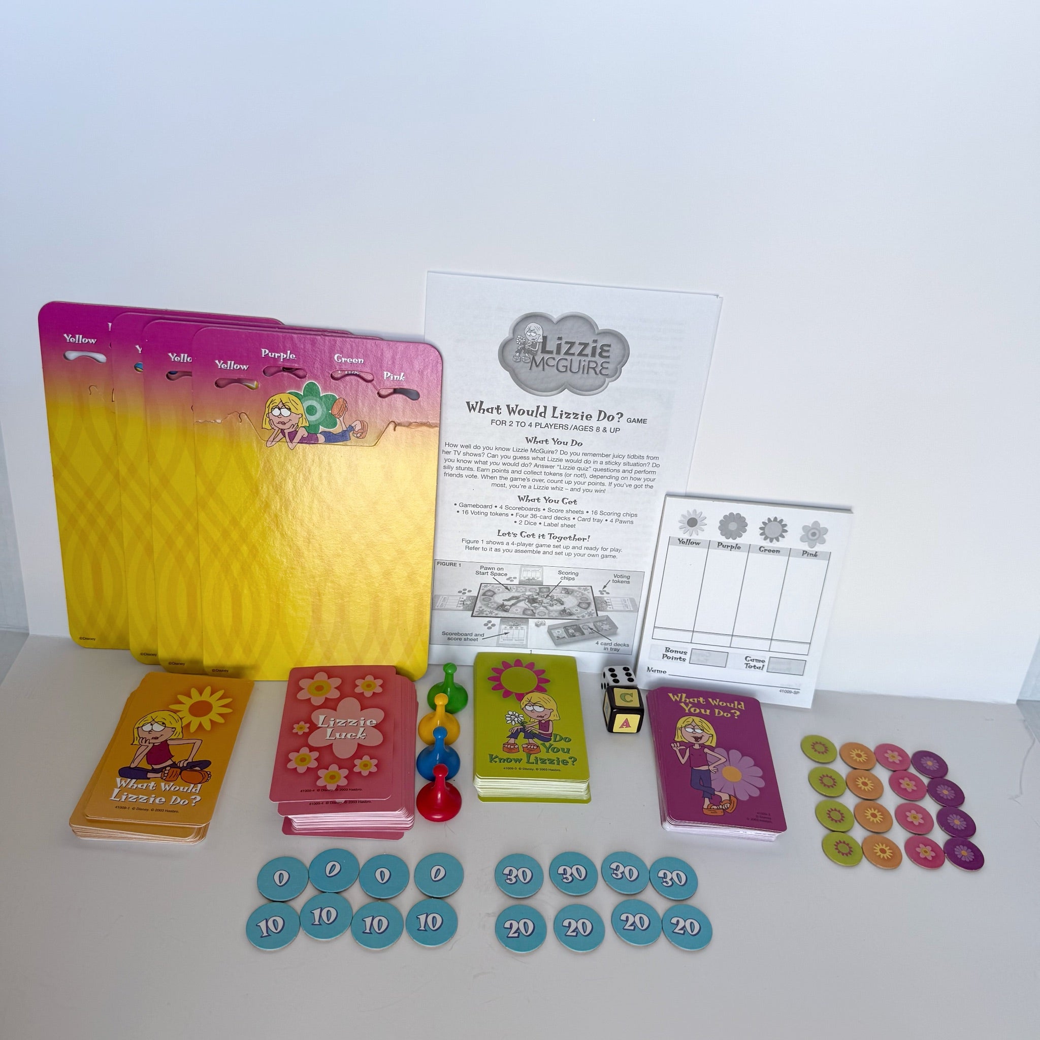 What Would Lizzie Do? Lizzie McGuire Board Game 2003