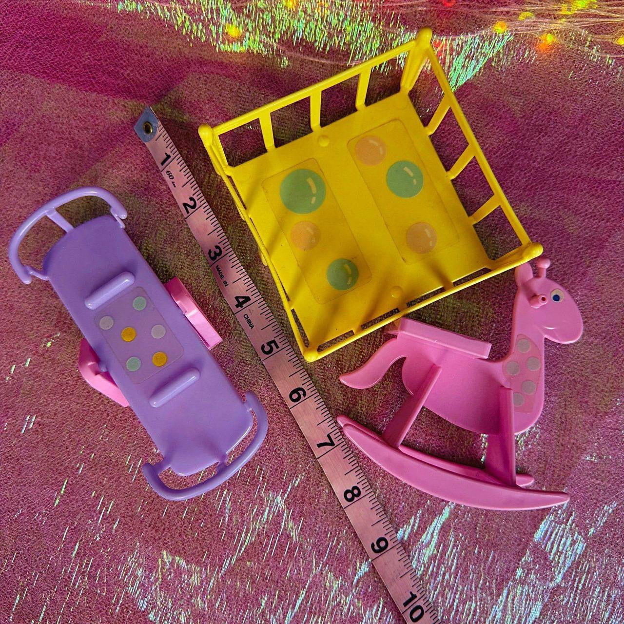 Vintage 1988 Barbie Nursery Playset - Mattel Arco