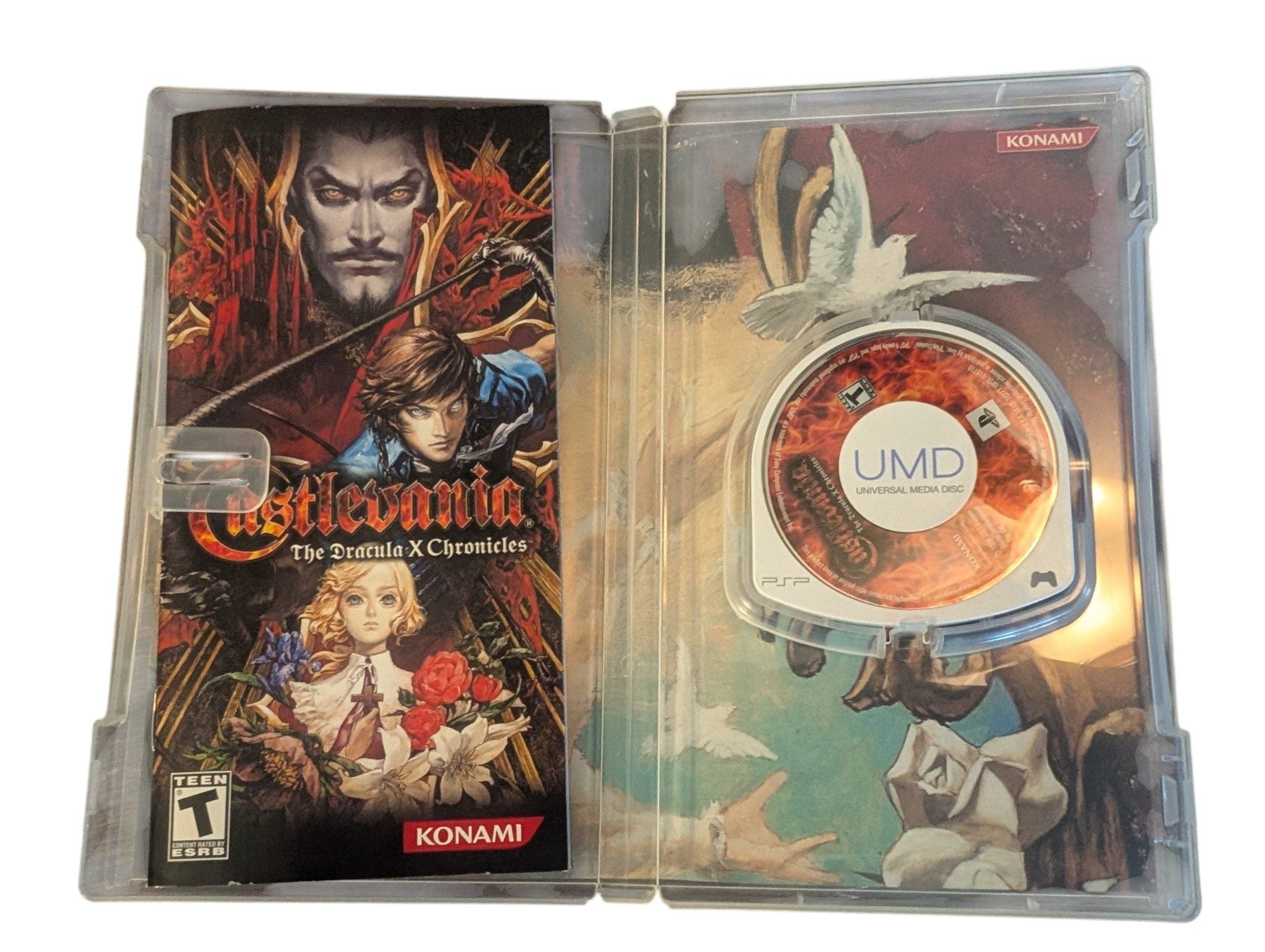 Castlevania: The Dracula X Chronicles - Complete in Box (CIB) - Playstation Portable (PSP) - 2007 - Tested/Works