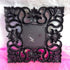 Vintage 2000s Ornate Black Wall Mirror