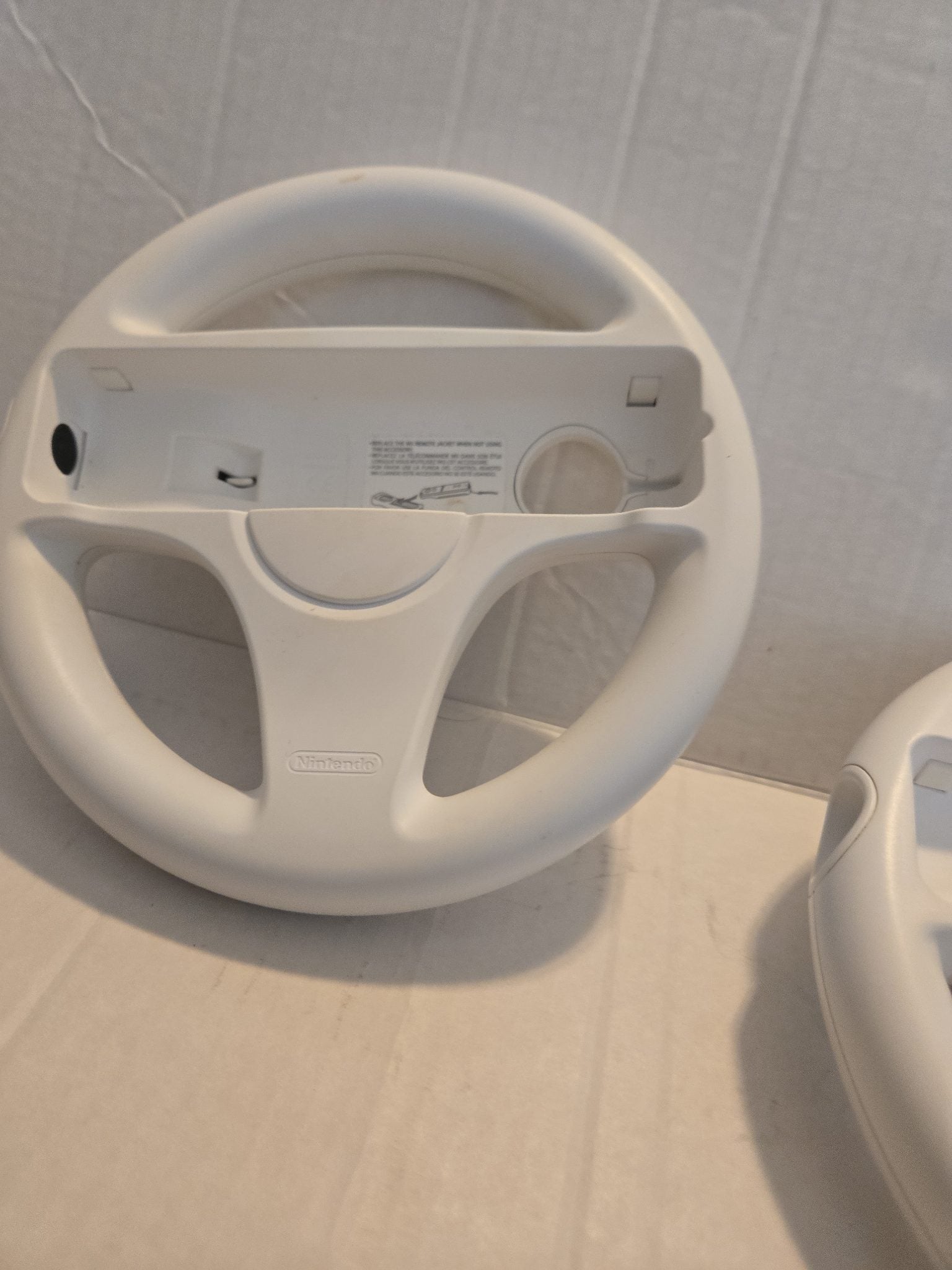 Pair Of Nintendo Wii Steering Wheel Controllers