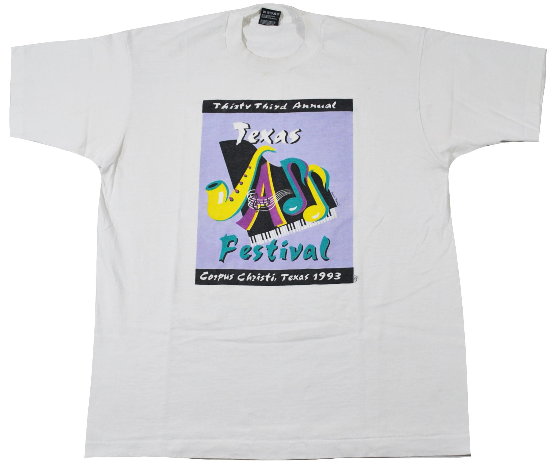 1993 - Yesterday's Attic: Texas Jazz Festival Shirt - Unisex XL