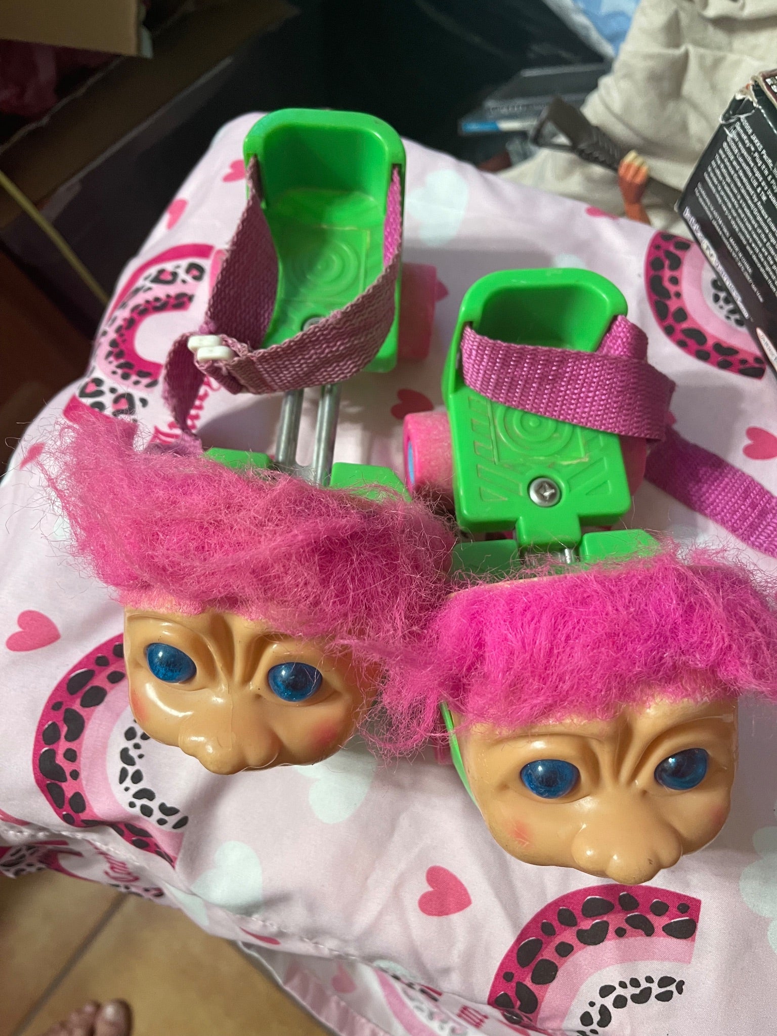 80s/90s - Trollerskate Trolls Snap On Kids Skates
