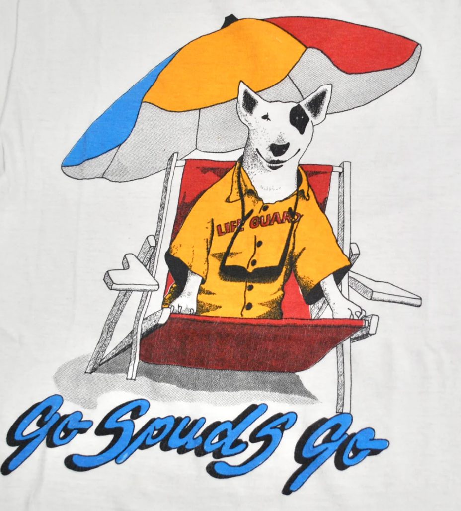 Vintage Spuds MacKenzie 90s Bud Light Beer Shirt Size Small(tall)
