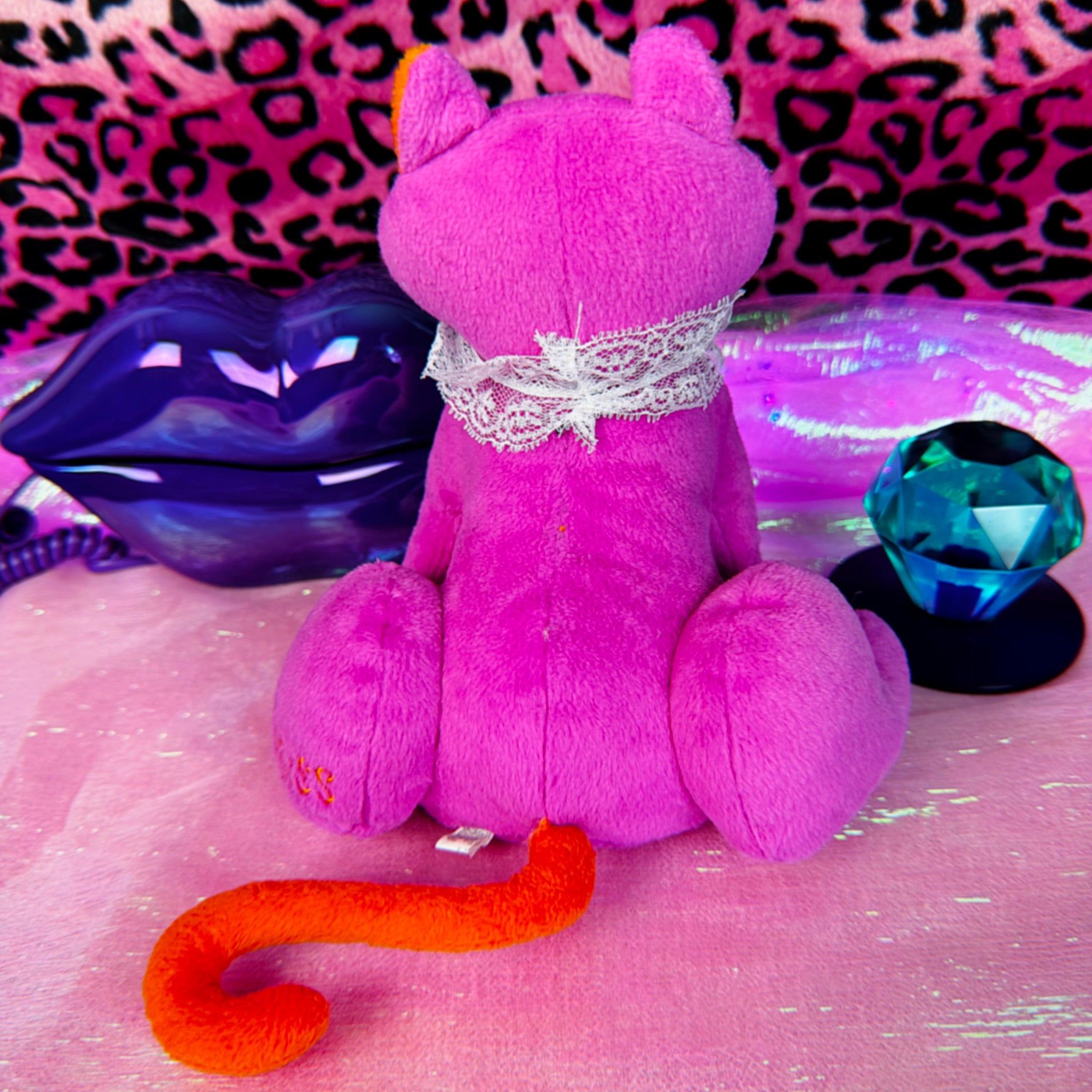 Vintage Y2K Miss Priss Diva plush cat - Floppy Friends