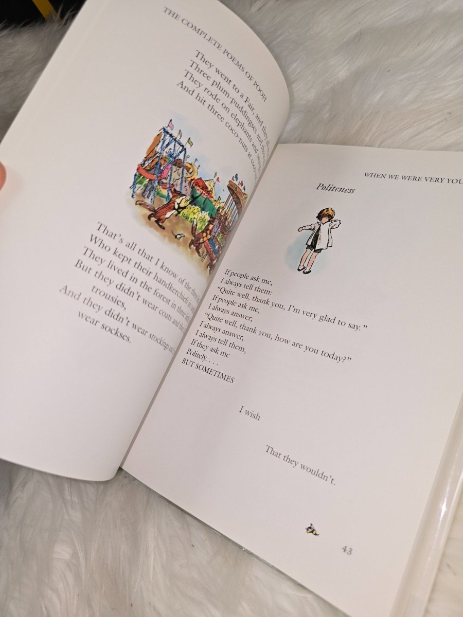 5 Rare Books Of Winnie The Pooh Disneyana Poems And Tales 1998 - Books - ThrowbackBuys - The Thrifty Gypsyy Shop
