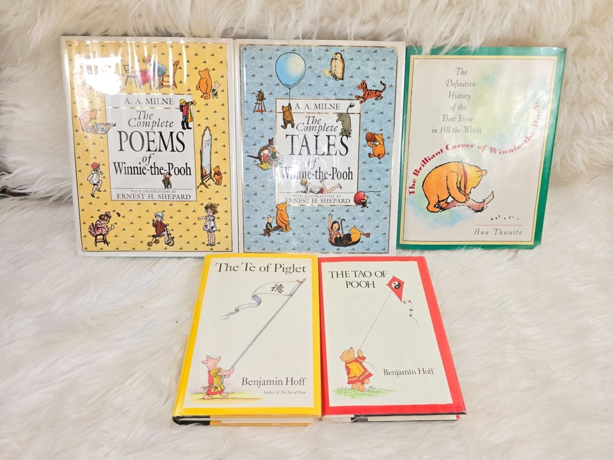 5 Rare Books Of Winnie The Pooh Disneyana Poems And Tales 1998 - Books - ThrowbackBuys - The Thrifty Gypsyy Shop