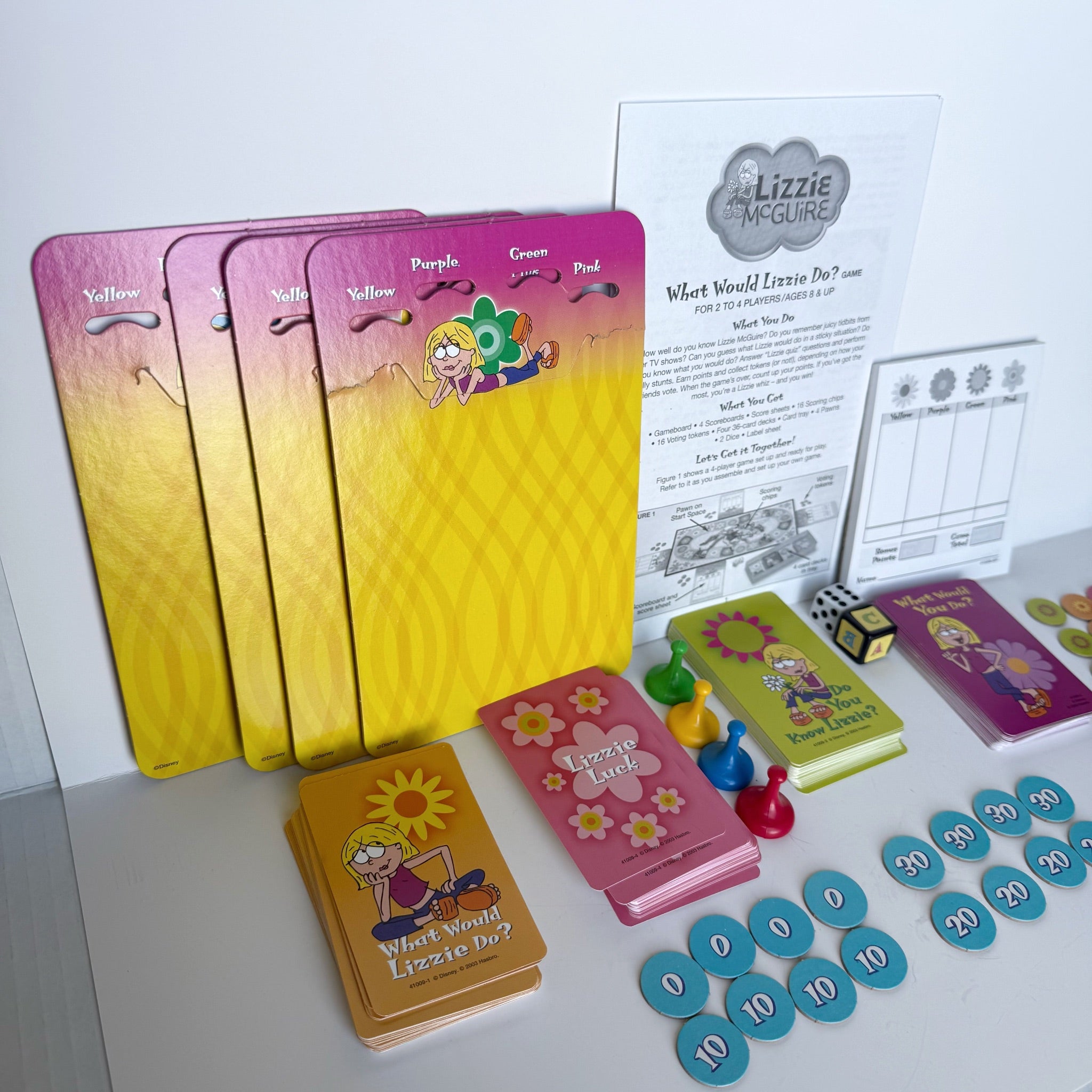 What Would Lizzie Do? Lizzie McGuire Board Game 2003