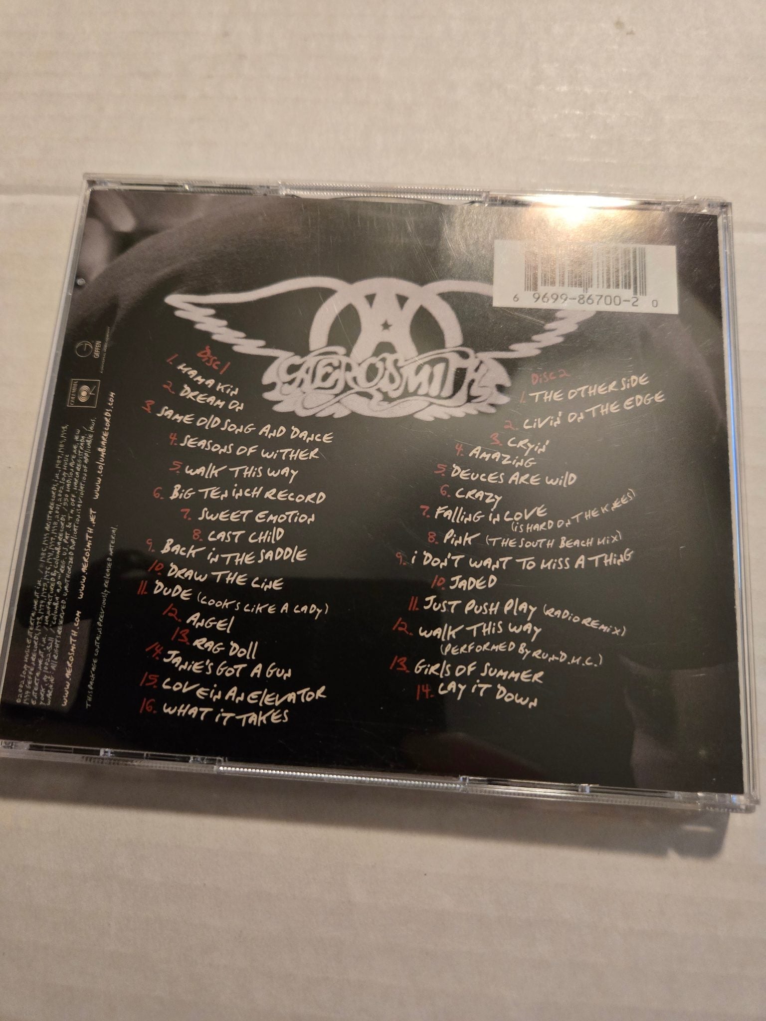 Aerosmith O, Yeah! Ultimate Aerosmith Hits 2 Disc CD Set