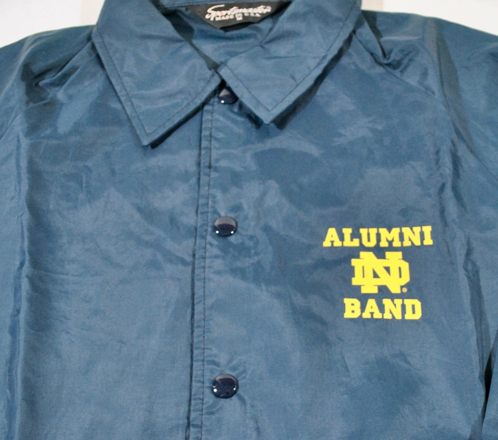 1990s - NCAA: Unisex Jacket - Notre Dame Fighting Irish Alumni Band - Medium