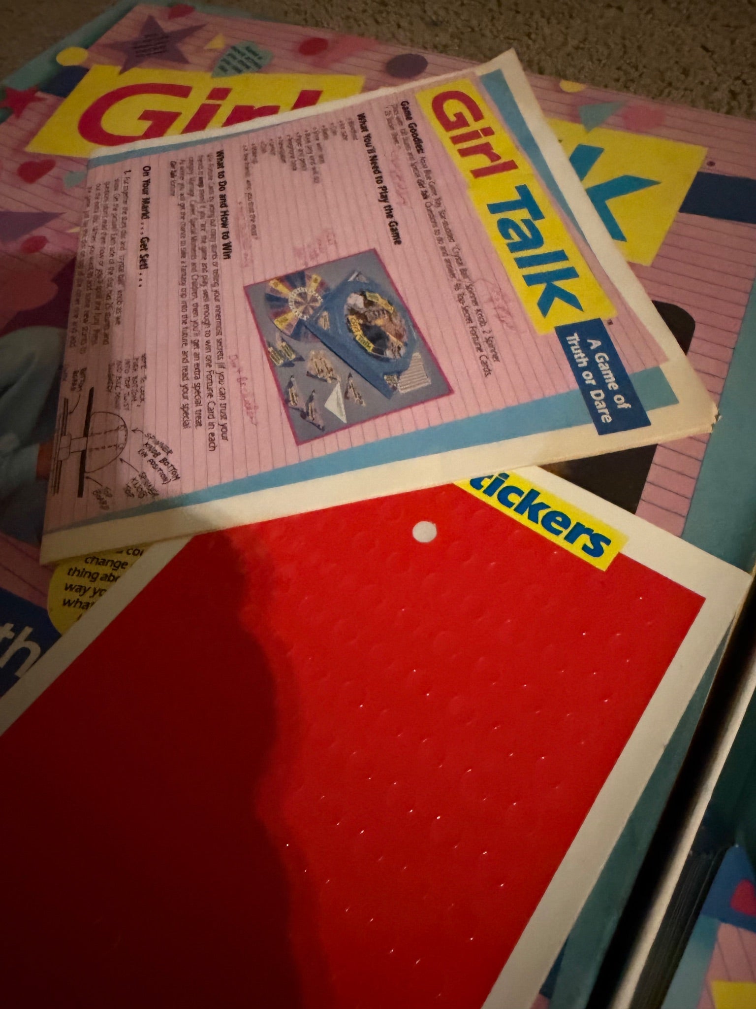 Girl Talk board game