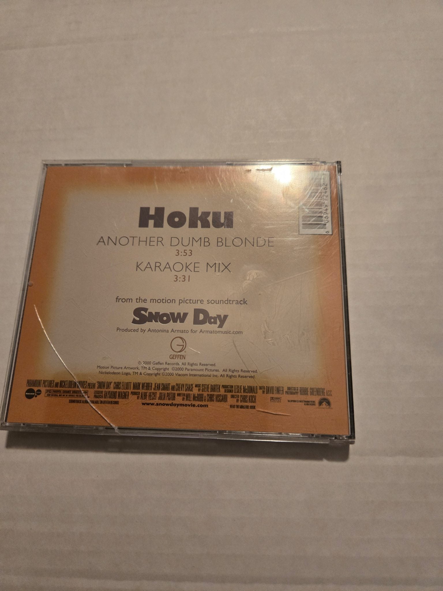 Hoku Another Dumb Blonde CD Single