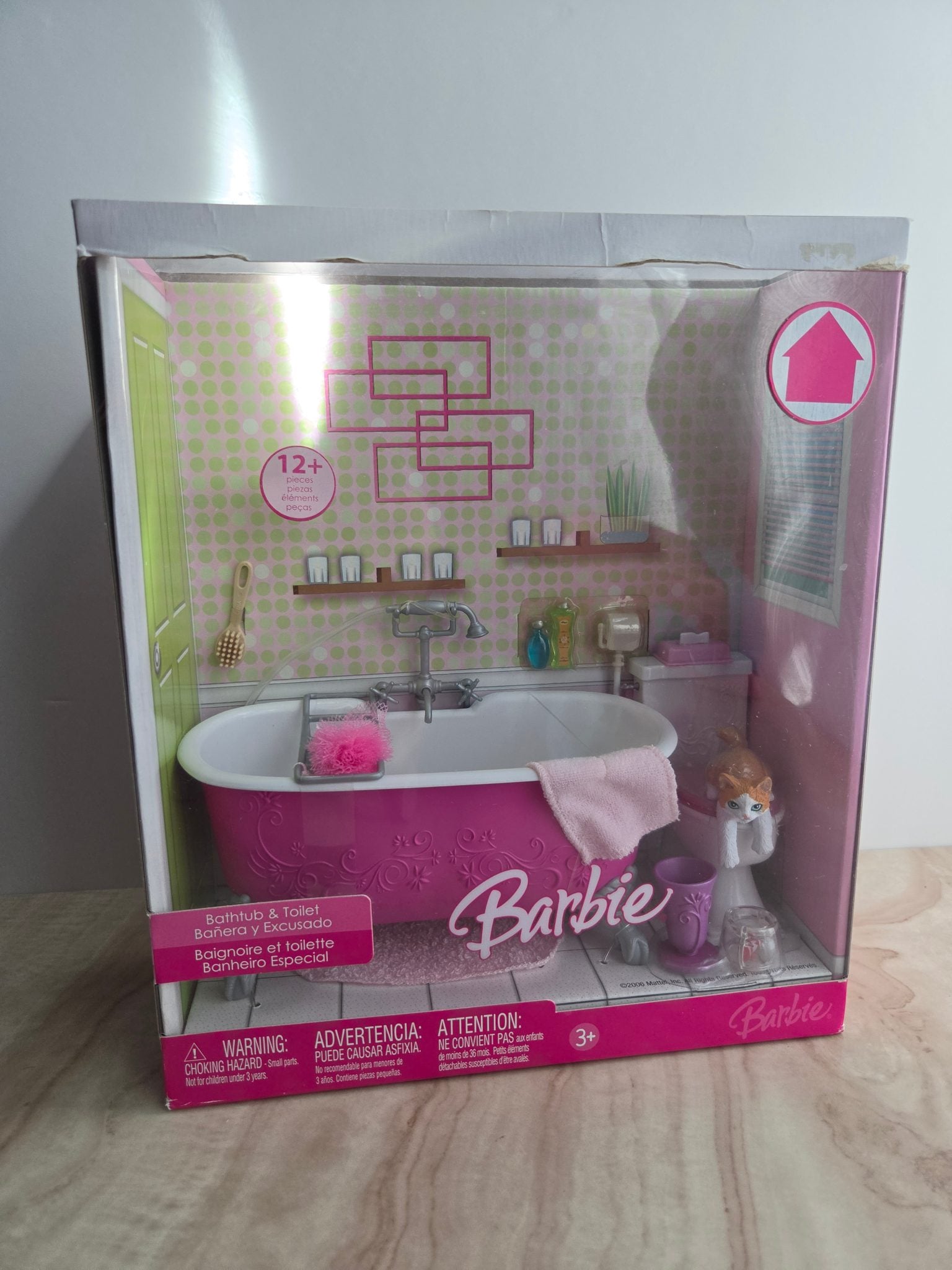 Barbie Bathtub and Toilet 2006 Mattel
