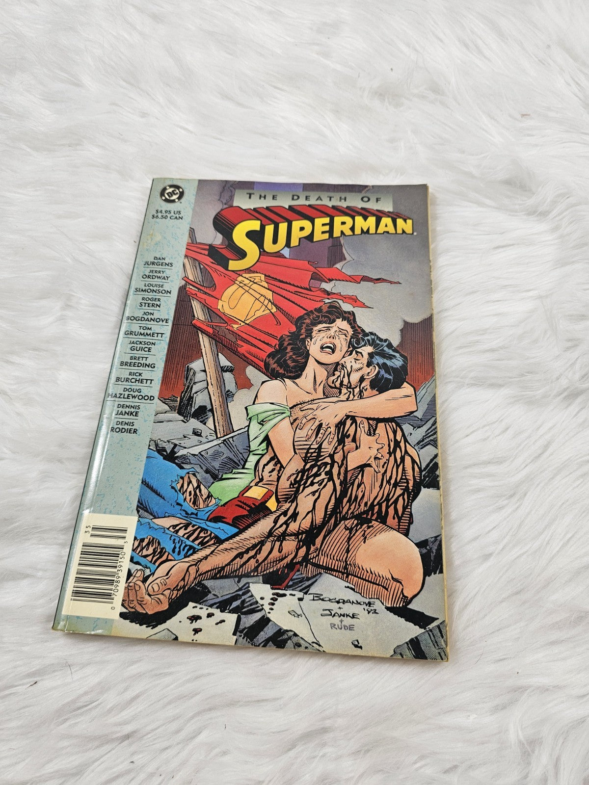 1993 - Death of Superman - TRADE PAPERBACK - 1ST PRINT (6.5/7.0)
