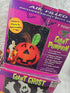 2 Giant 7' And 8' Inflatable Pumpkin And Ghost Halloween Outdoor Blow Up Decor