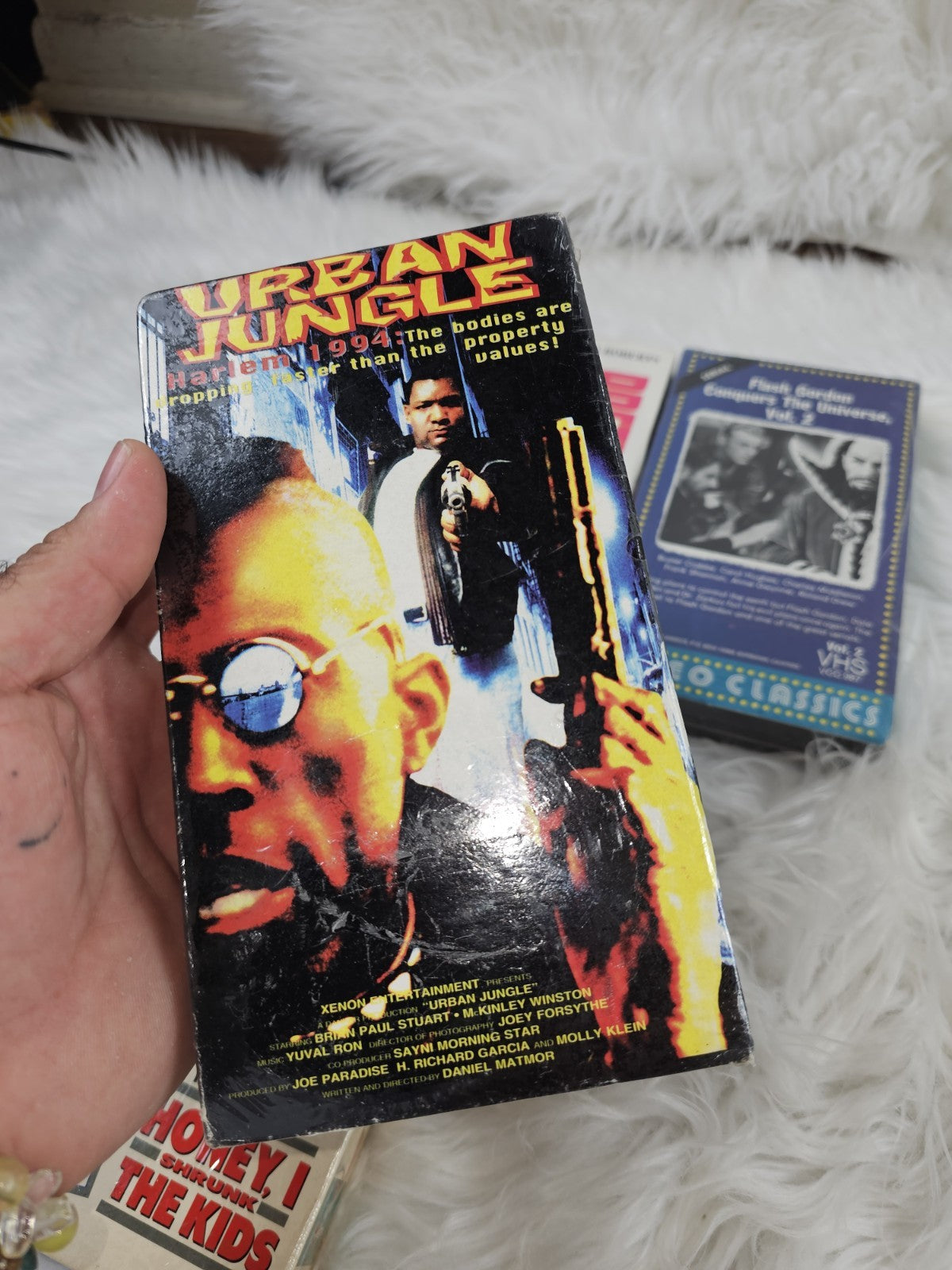 Vintage -4 Sealed Vintage VHS HONEY I SHRUNK THE KIDS, Flash Gordon, Pretty Woman, Urban Jungle