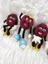 1988 - California Raisins Bundle:  Velvet Posable Figure Purple 6in Dolls