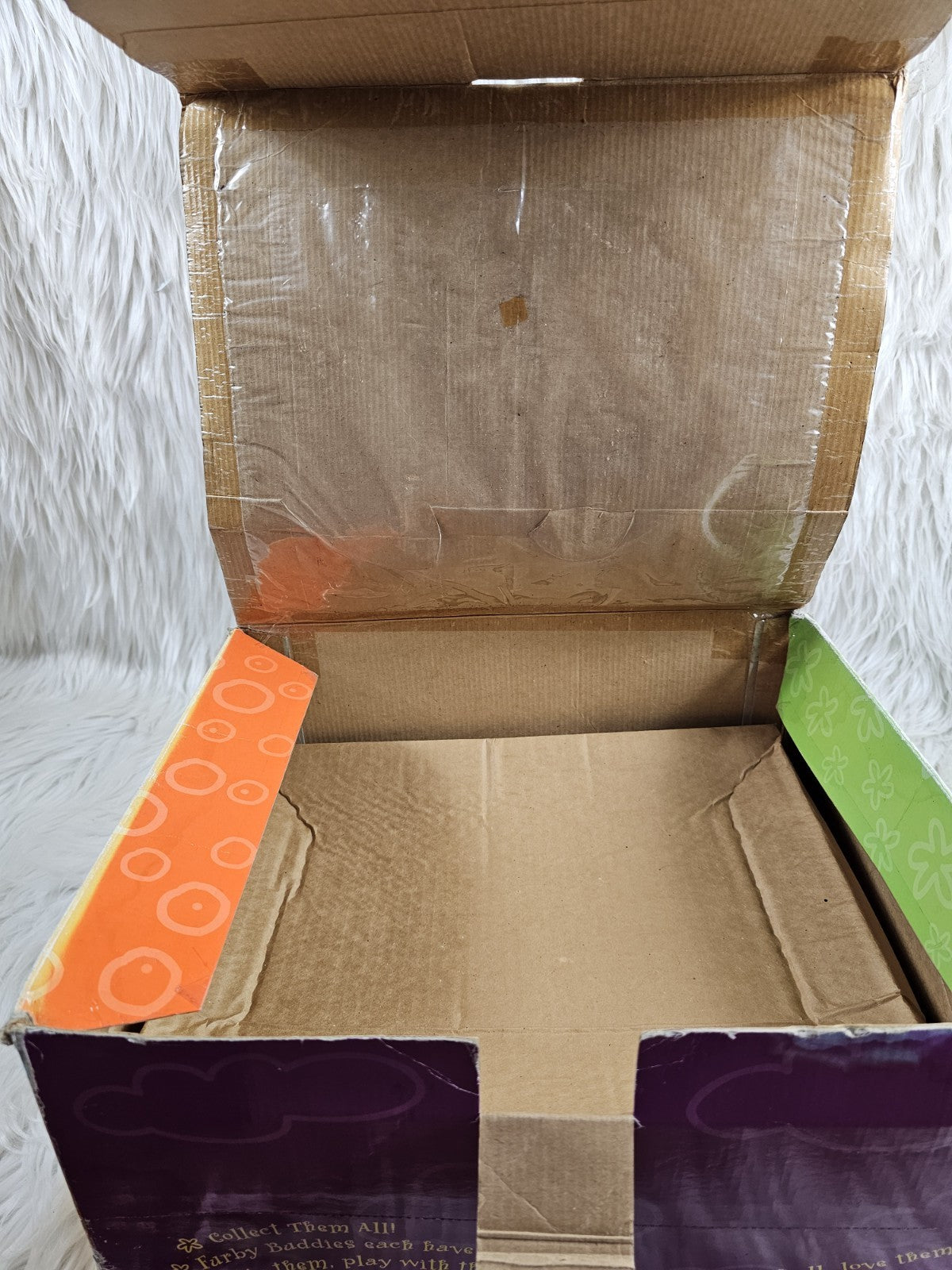 1999 - FURBY BUDDIES Tiger Retail Store Display Box - RARE