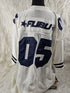 1990s - FUBU Allstar 05 White/Blue Mesh Football Jersey - RARE