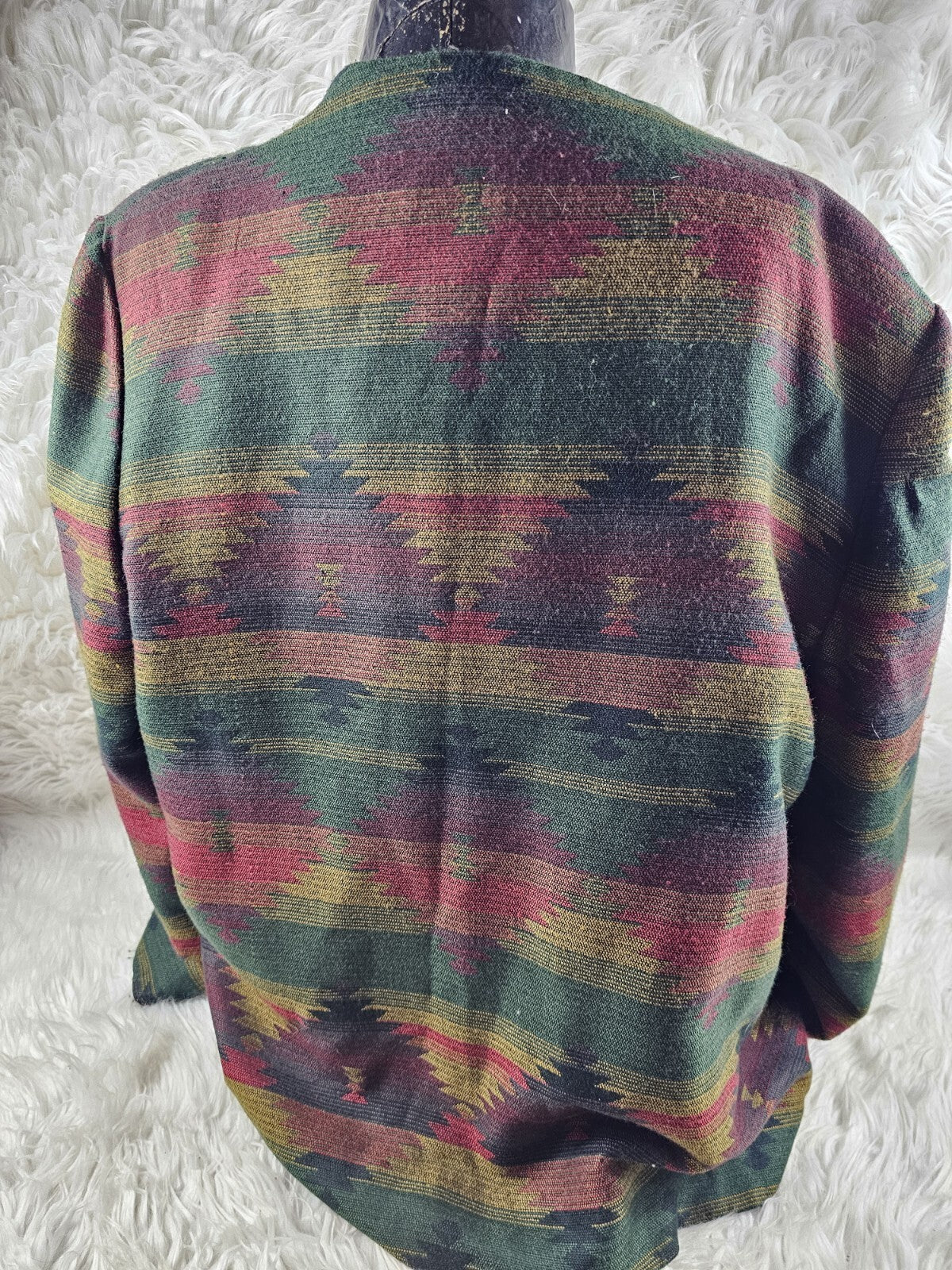 Vintage - Colorful Funky Unbranded Unisex Abstract Desert Blazer Jacket - Size L