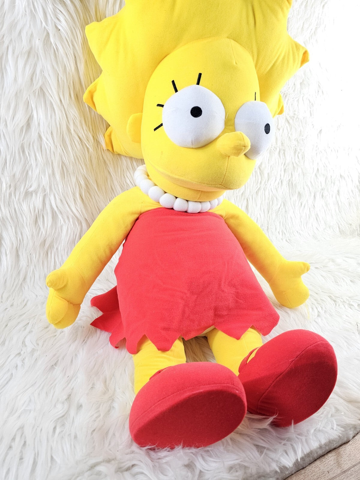 Huge Giant Size Lisa Simpson Plush Doll 20th Century Fox 36 Inch / 3 Feet