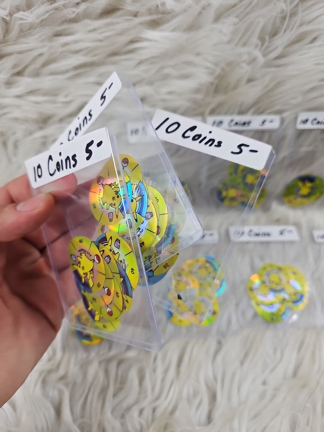 Vintage Y2K 100 Pokemon Battle Coin #25 Pikachu (Sticker Only)