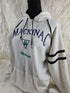 1990s - Streetwear Mens XL Distressed Spell Out Mackinac Michigan Hoodie USA