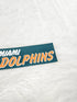 1990 - 12in Miami Dolphins NFL Football Bumper Sticker Decal Team NFL