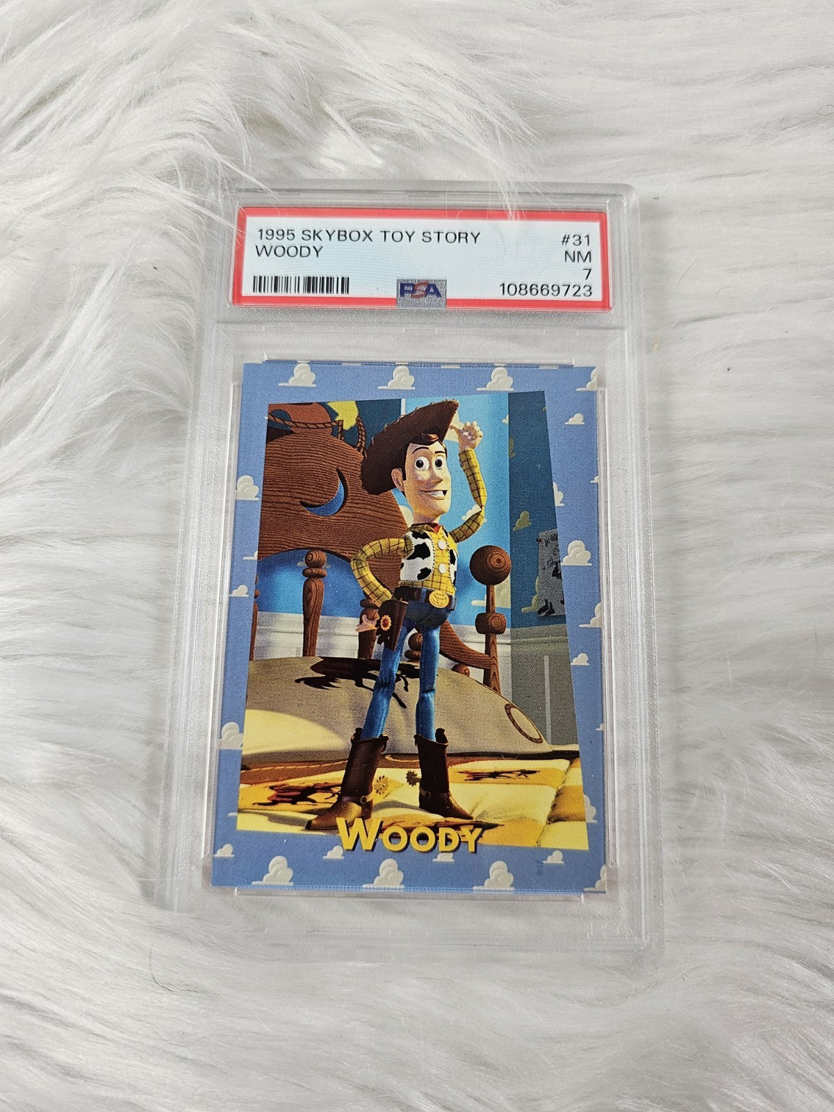 1995 - Skybox Toy Story #31 Woody PSA 7