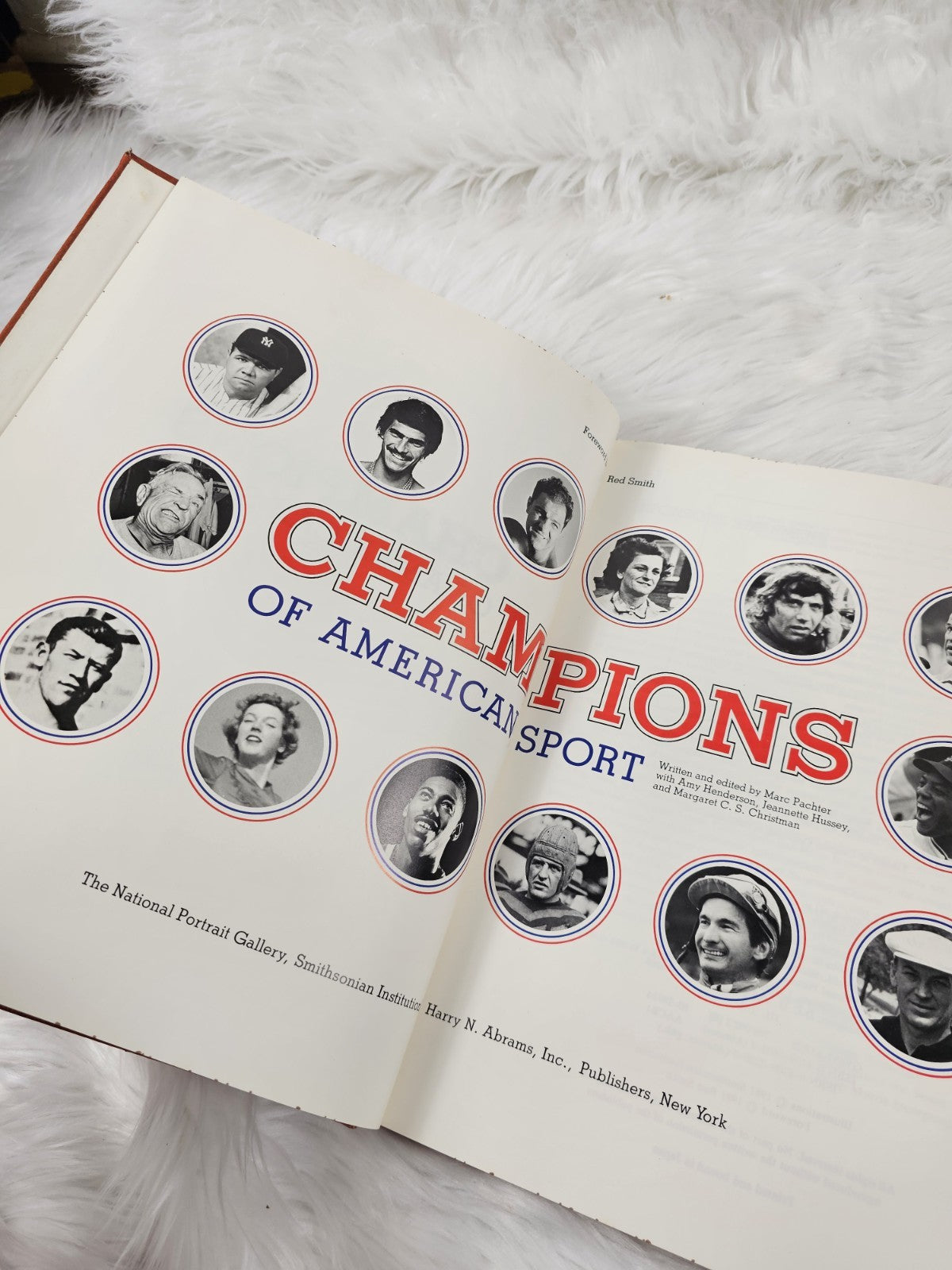 1981 - Champions of American Sport by Marc Pachter, Mission Leather Hardcover