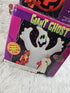 2 Giant 7' And 8' Inflatable Pumpkin And Ghost Halloween Outdoor Blow Up Decor