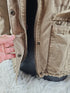 Vintage Y2K Brown Rain Coat Guess Jacket - Down Coat - Size Small