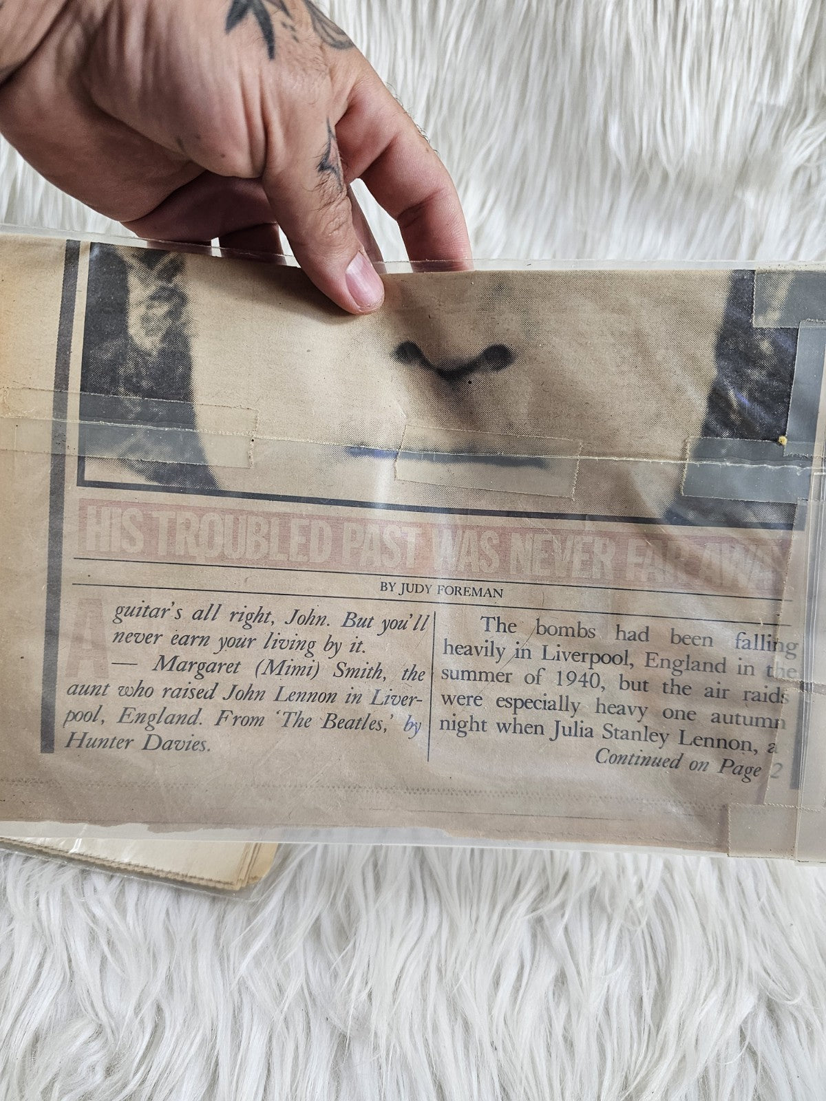 1980 - The John Lennon Story The Beatles Shot Assassination Newspaper Dec. 9, 1980