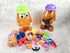 2 Vintage Mr. Potato Head Large 14" Storage Container Rare Disney Pieces 99/01
