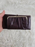 Y2K - Volcom Stone Age Brown Genuine Leather Wallet w/ Change Pocket - RARE