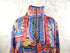 90s/80s - Funky Colorful EVR Windbreaker Jacket Large