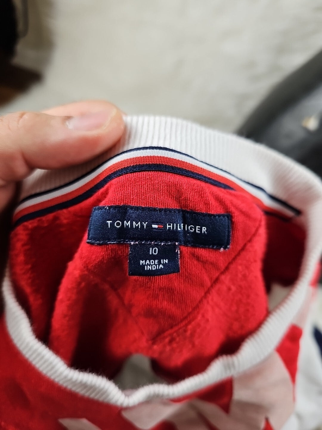 1990s - Tommy Hilfiger Long Sleeve Sweater Shirt Womens Size 10