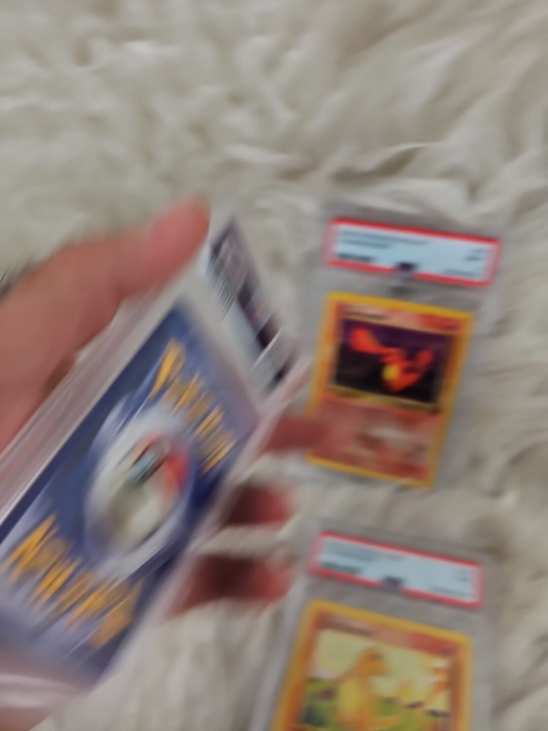 2000 - 3 Pokemon Trading Cards Base Set - Charmander Game/Rocket Mint 6,7 And 9