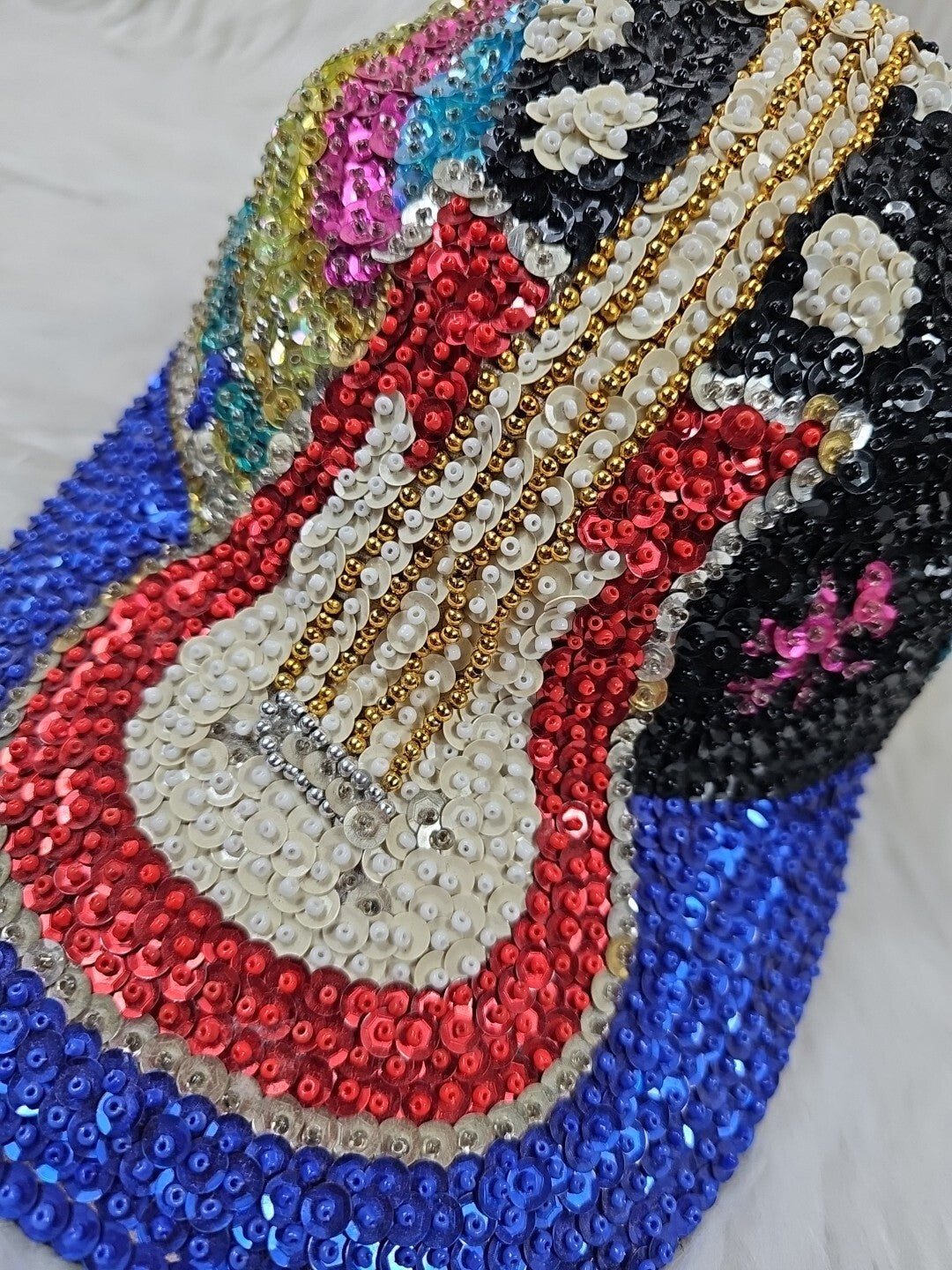 Vintage - All Sequin Funky Sparkle Hat Cap