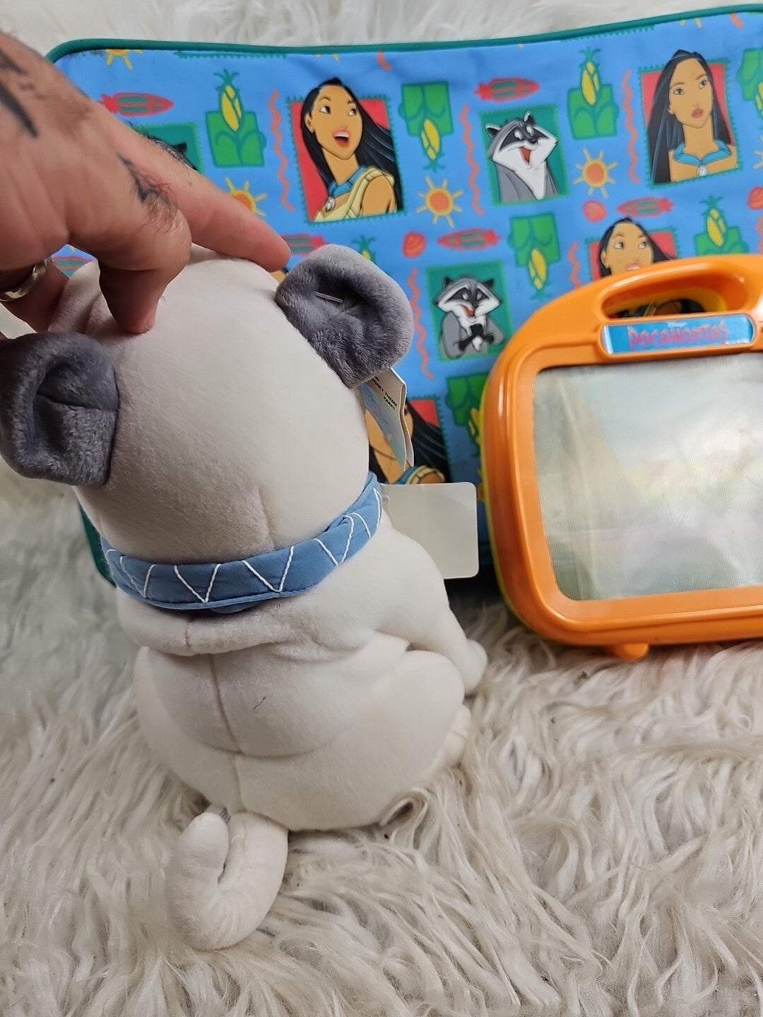 1990s - Disney Pocahontas Bundle: Suitcase, Plush, and Working Music Box