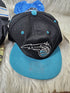 4 90s -2000s Orlando Magic Classic 2-Tone Black/Blue Snapback Hat NBA Basketball