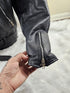 Rare Vintage Gadabout Men's Black Leather Motorcycle/Biker Jacket Size 52 NYPD